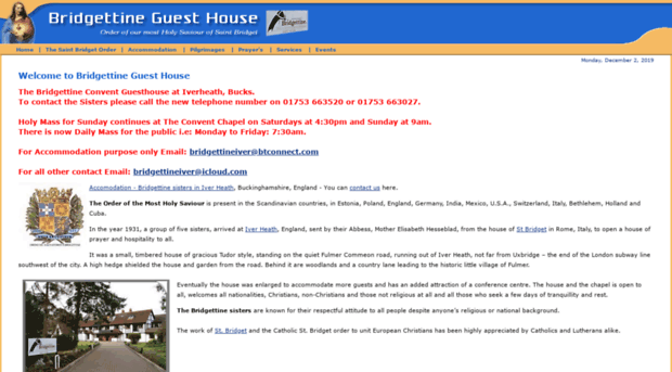 bridgettineguesthouse.co.uk