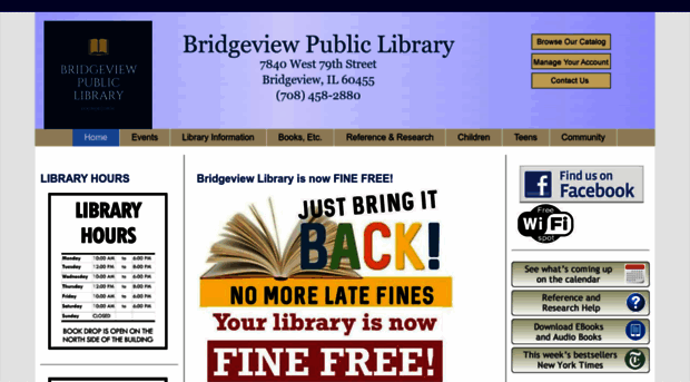 bridgeviewlibrary.org