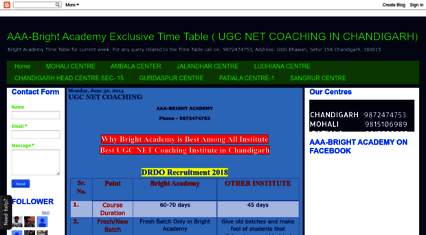 brightacademytimetable.blogspot.com