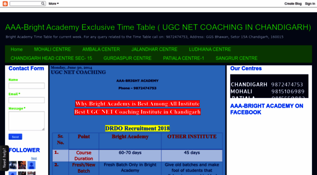 brightacademytimetable.blogspot.in