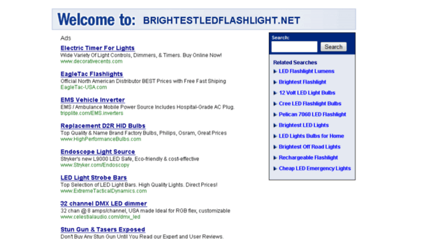 brightestledflashlight.net