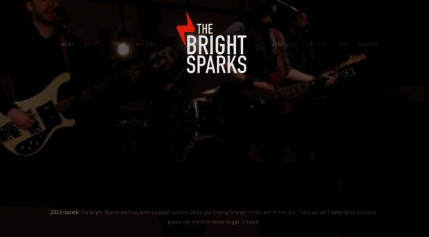 brightsparksliveband.com