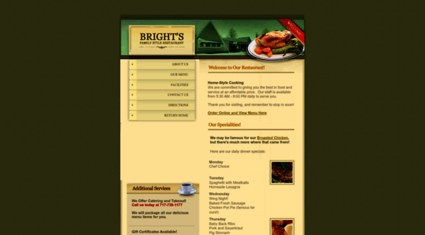 brightsrestaurant.com