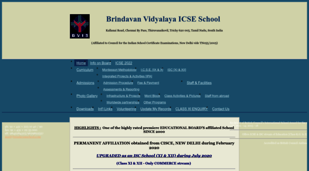 brindavanschool.com