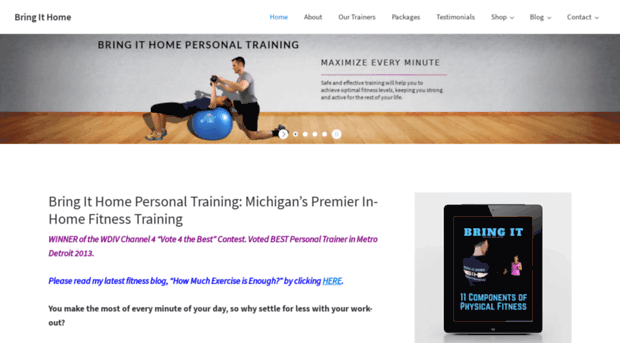 bringithomepersonaltraining.com