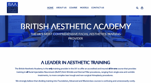 britishaestheticacademy.com