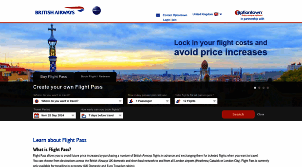 britishairways.optiontown.com