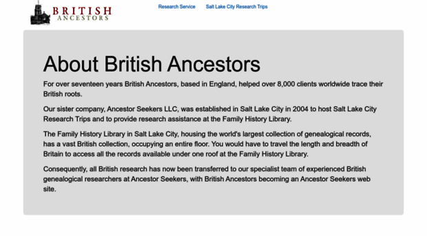 britishancestors.com