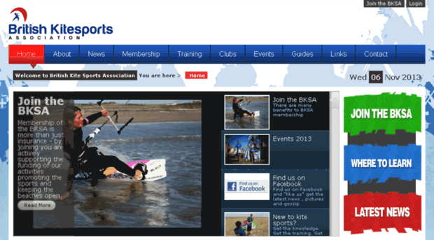 britishkitesurfingassociation.co.uk