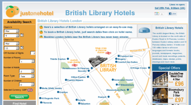 britishlibraryhotels.co.uk