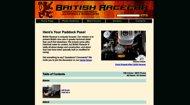 britishracecar.com