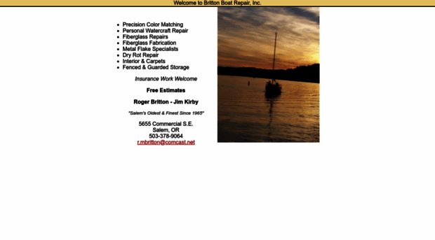 brittonboatrepair.com