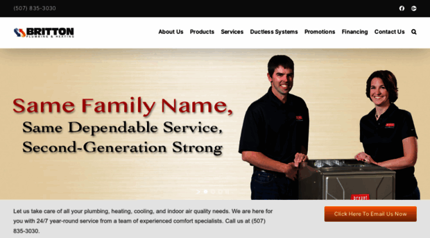 brittonplumbingandheating.com