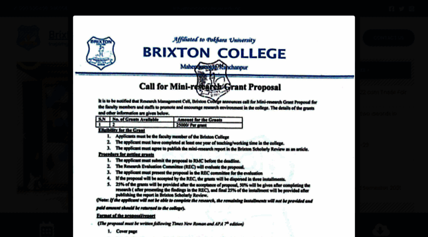 brixtoncollege.edu.np