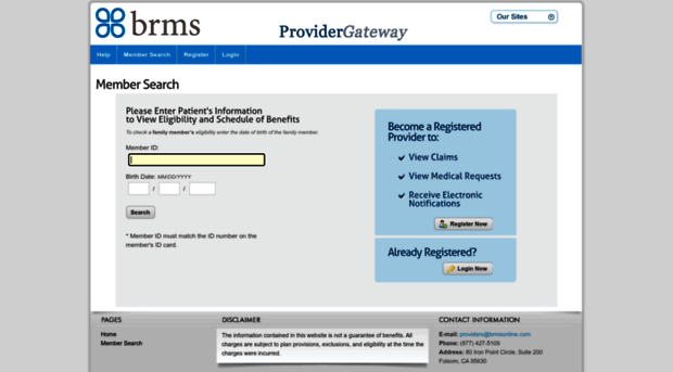 brmsprovidergateway.com