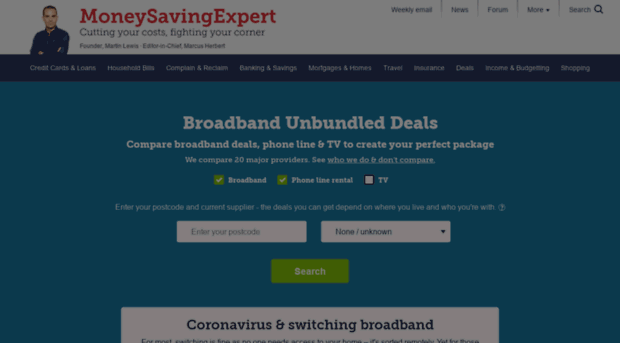 broadband.moneysavingexpert.com