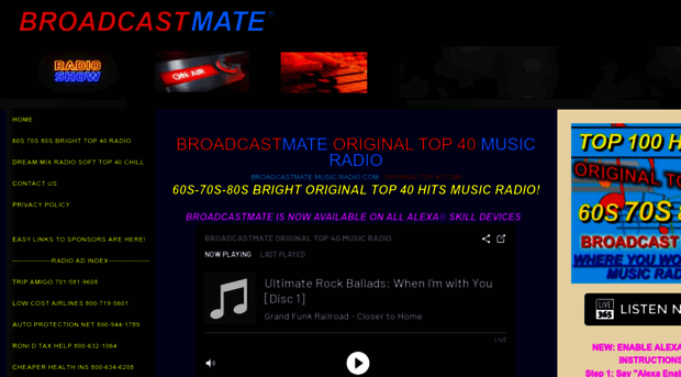 broadcastmatemusicradio.com