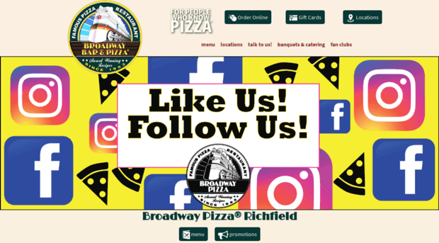 broadwaypizzarichfield.com