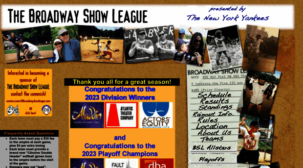 broadwayshowleague.com