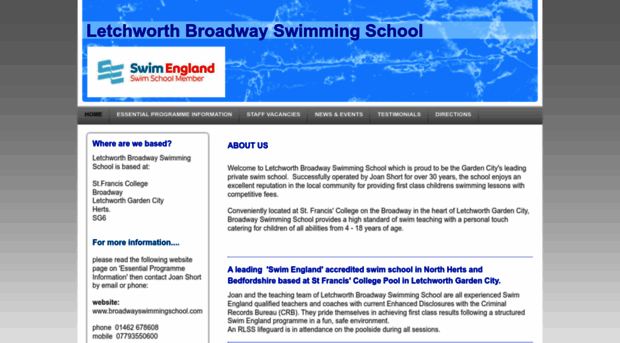 broadwayswimmingschool.co.uk