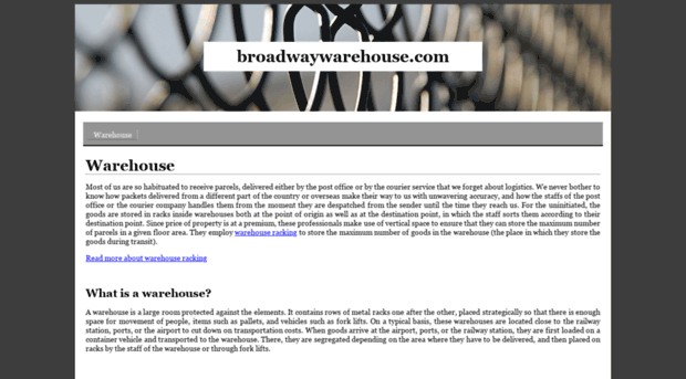 broadwaywarehouse.com