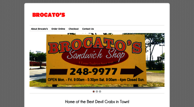 brocatossandwich.com