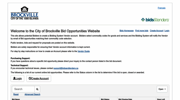 brockville.bidsandtenders.ca