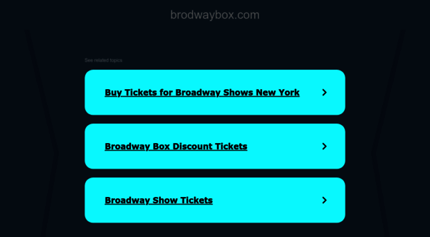 brodwaybox.com