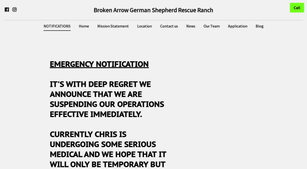 brokenarrowgermanshepherdrescueranch.org