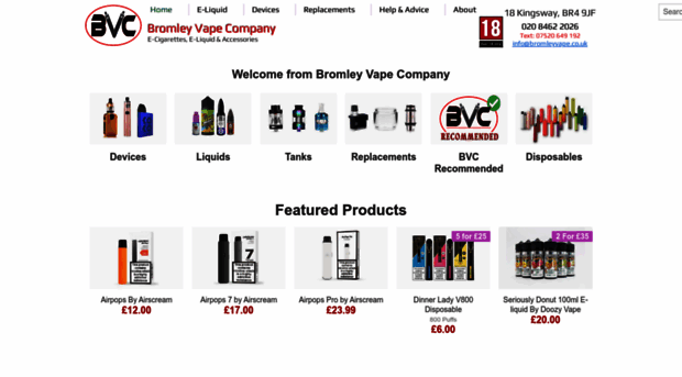 bromleyvapecompany.co.uk