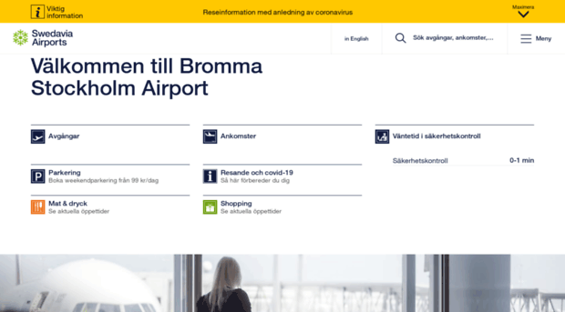 brommaairport.se