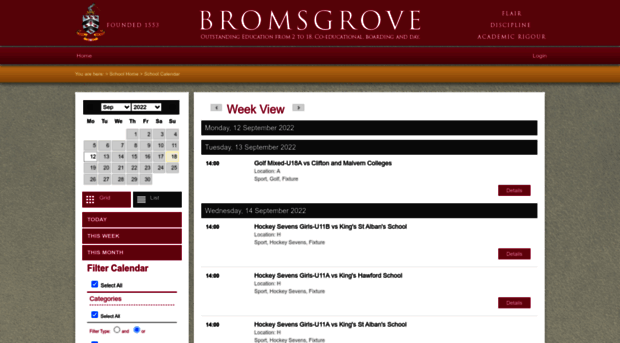 bromsgrove-schoolcalendar.co.uk