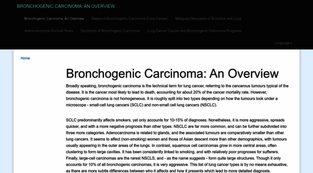 bronchogeniccarcinomalungcancer.com