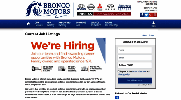 broncomotors.applicantpro.com