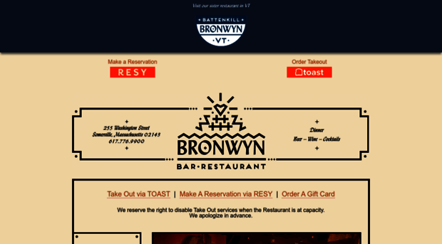 bronwynrestaurant.com