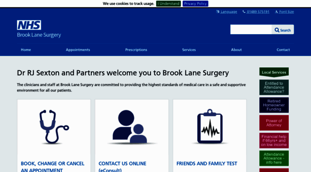 brooklanesurgery.co.uk