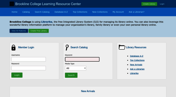 brooklinecollegephoenix.librarika.com