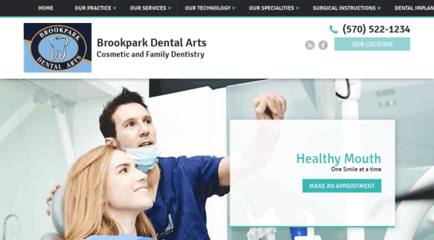 brookparkdentalarts.com