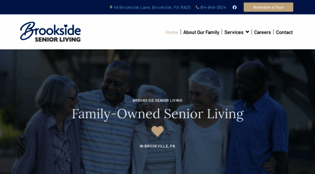 brooksideseniorliving.net