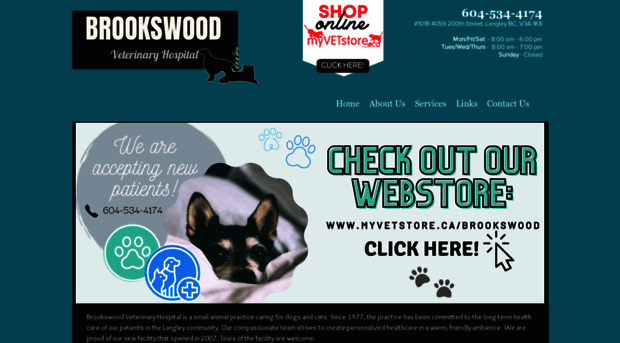 brookswoodvet.com