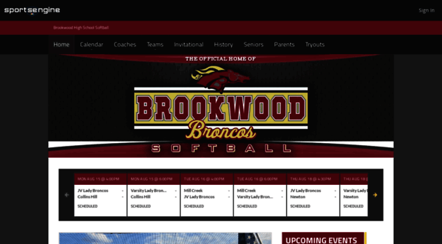 brookwoodbroncosoftball.org