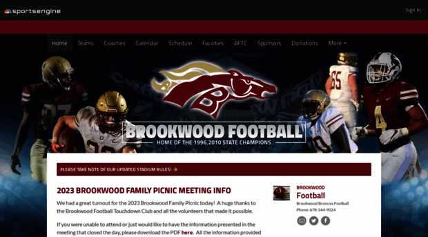 brookwoodfootball.com