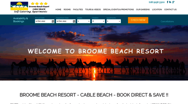 broomebeachresort.com