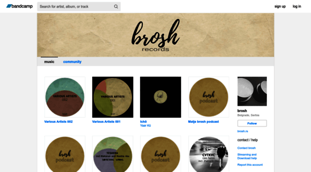 brosh.bandcamp.com