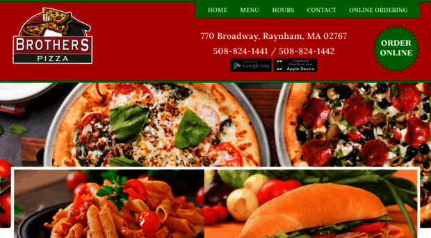 brotherspizzaraynham.com