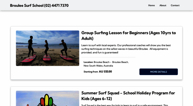 brouleesurfschool.rezgo.com