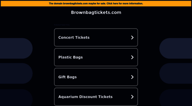 brownbagtickets.com