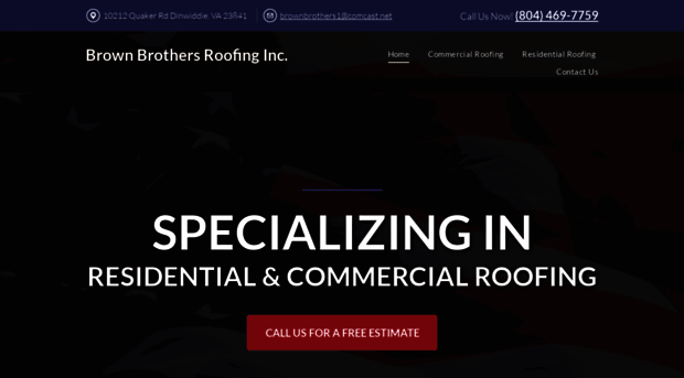 brownbrothersroofingrva.com