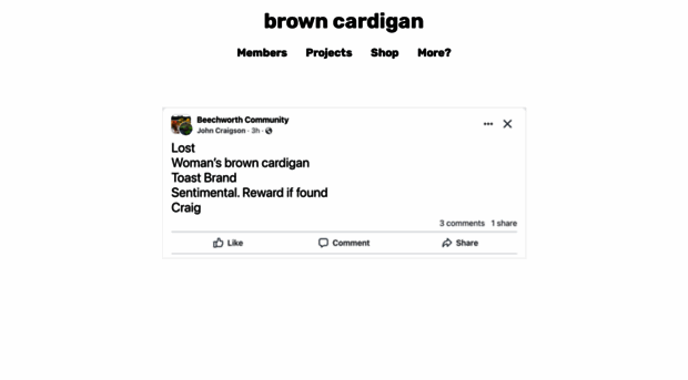 browncardigan.com