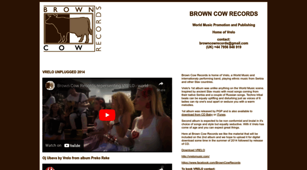 browncowrecords.com